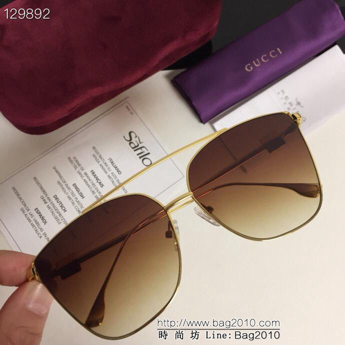GUCCI古馳 GG0467 2019新款上市 男女款百搭墨鏡  lly1616